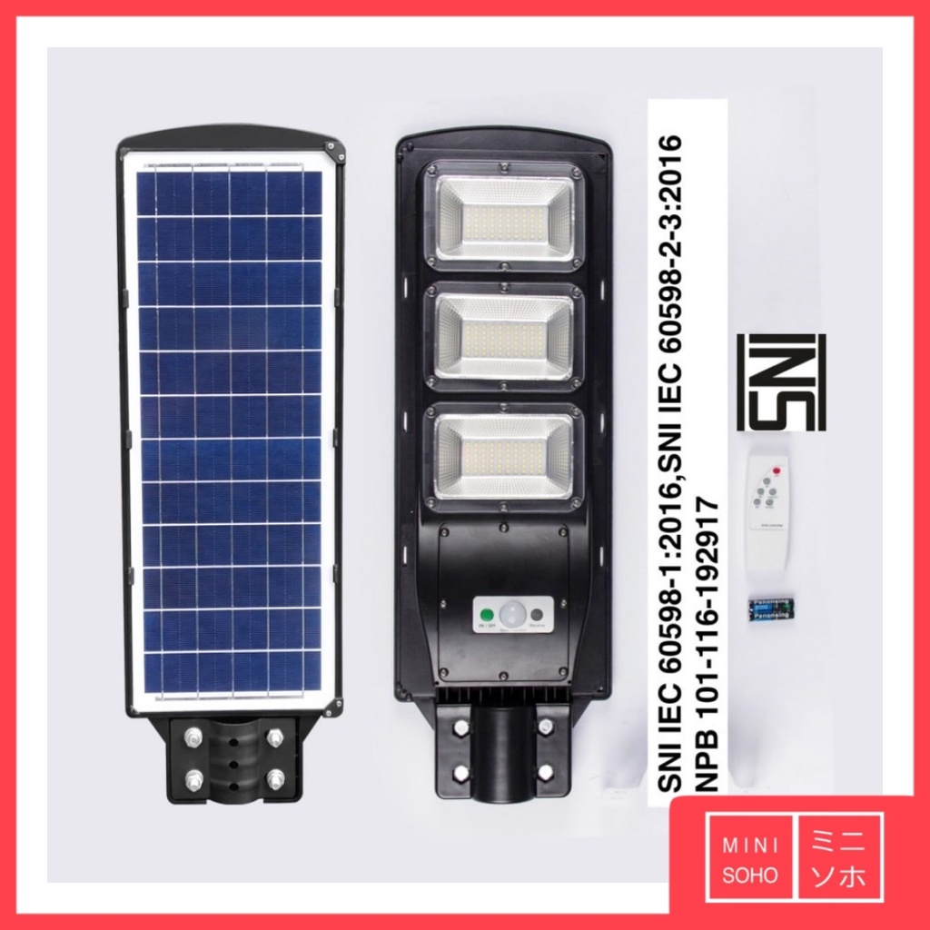 Lampu Jalan PJU LED Solar Cell 60W 90W Watt Panel Surya Tenaga Matahari Sorot Spotlight Street Light Lamp