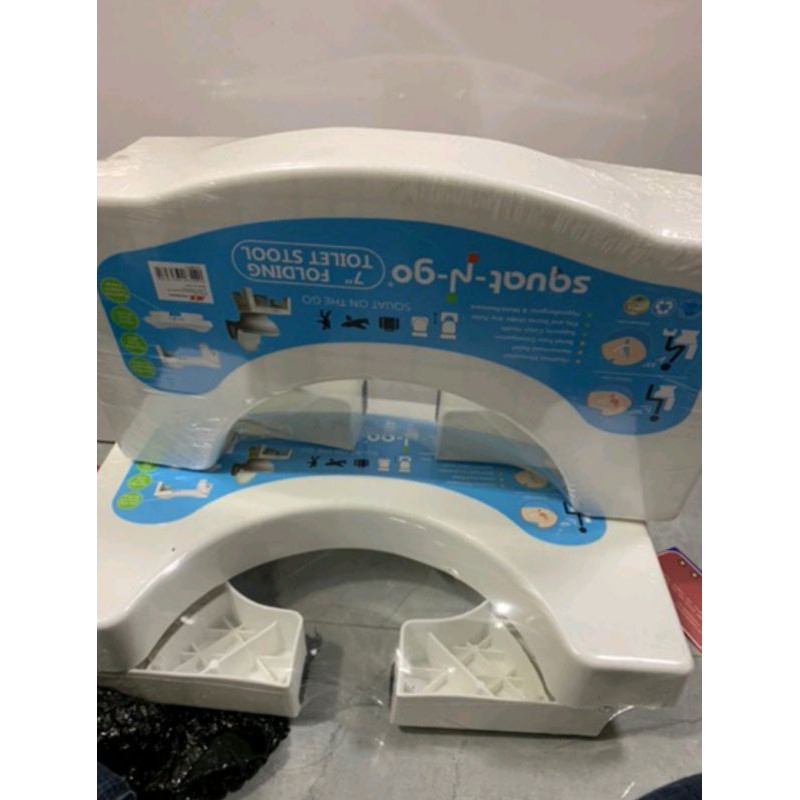 pijakan kaki toilet duduk | Toilet Stool Pijakan Kaki Untuk Kloset WC Duduk Bangku Sehat Foldable
