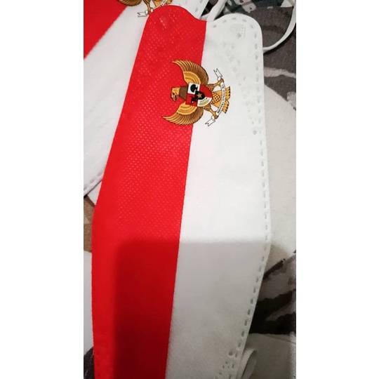 Masker Dukcbil JSP Merah Putih/KF 94 MEDIS Merah Putih