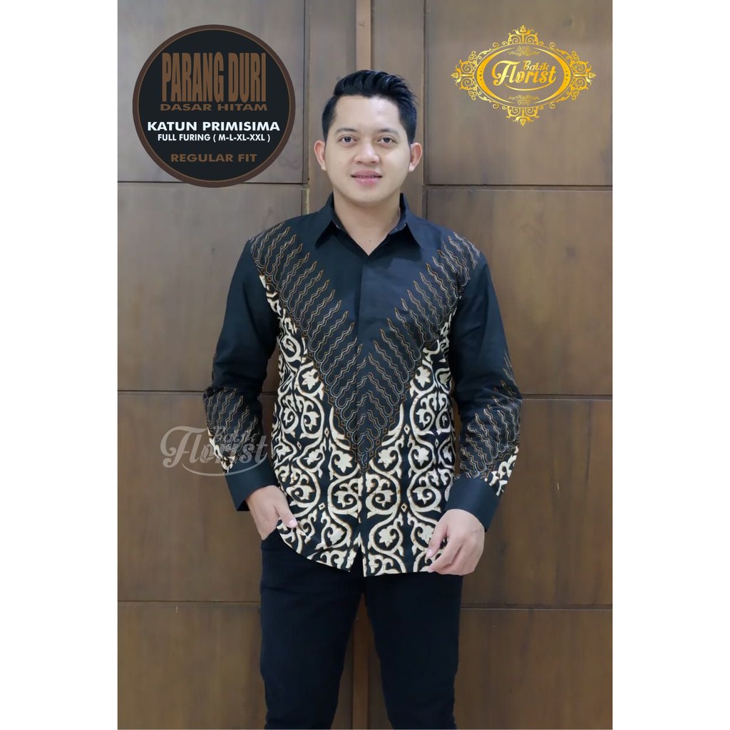 PARANG DURI Batik Pria Full Furing Bahan Katun Halus Primisima