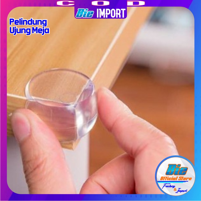 Pengaman Sudut Meja Bahan Silikon Impor