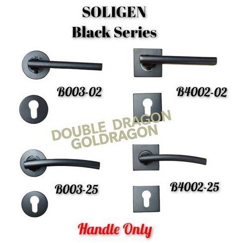 Handle Roses Soligen Black