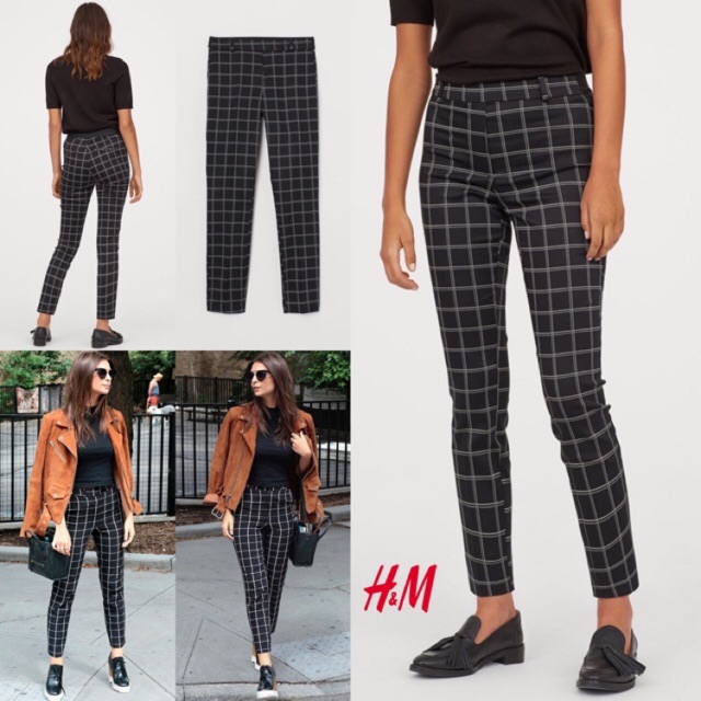 H&M HNM HM Ankle Pants Black
