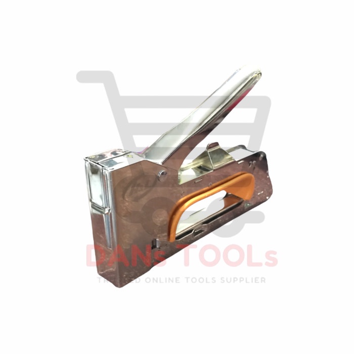 Staple Gun Chrome - Gun Tacker - Stapler - Staples Manual - Hekter