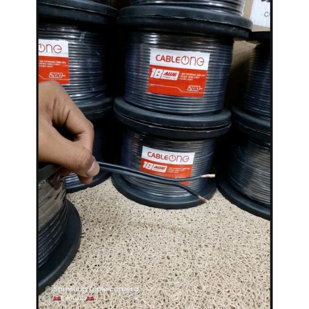 Kabel Speaker 18 Awg 2 Jalur CABLEONE Harga Per Meter