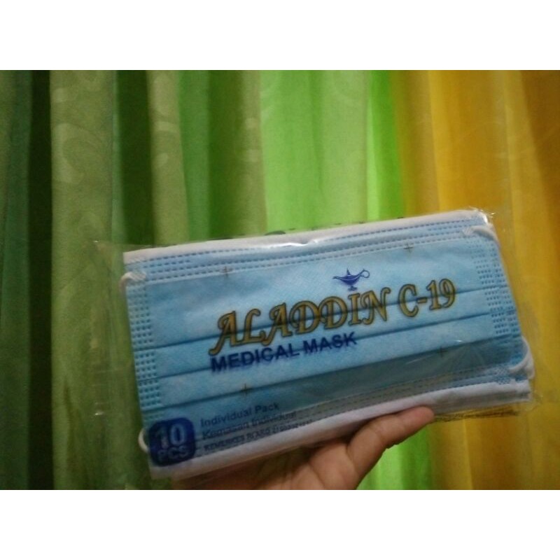 Masker Medis 3-Ply Earloop Aladdin C19