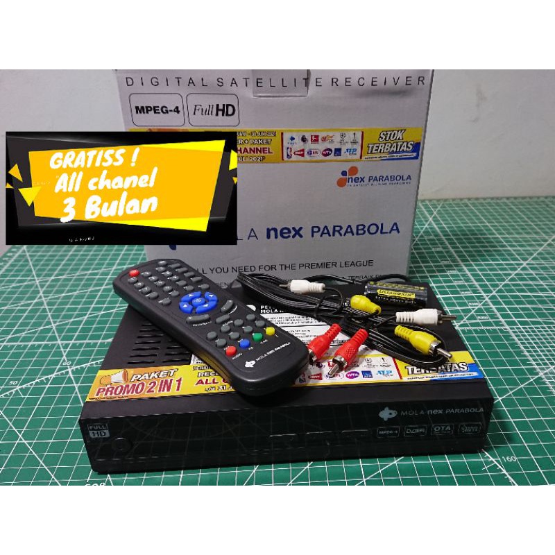 Nex parabola Putih, 3 Bulan Gratis All chanel, Bisa Bisskey, Promo 2 in 1