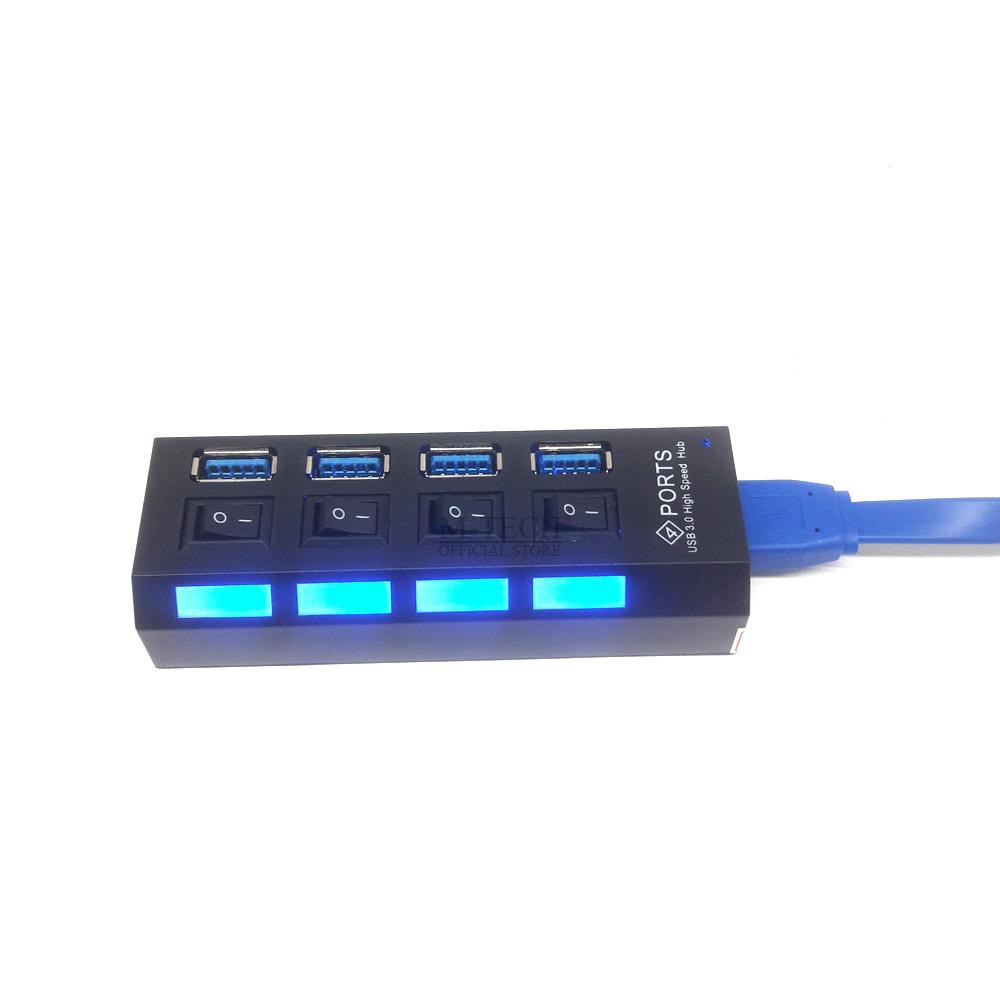 USB HUB 3.0 M-Tech 4 Port switch MT-UH3