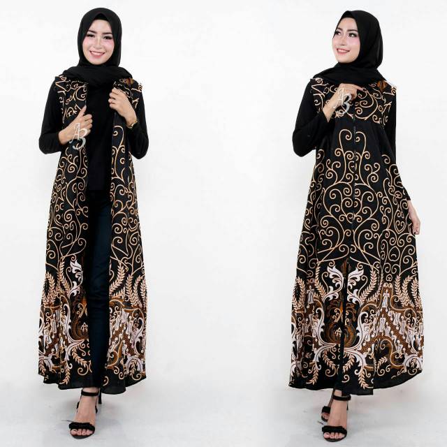 Kardigan / Outer/long cardi batik standar jumbo| new arrival