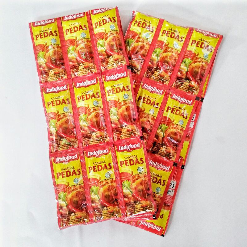 

[PR] Saos Sambal Pedas Sachet 9gr 9 Gram Indofood Renceng Murah // Saus renceng merah