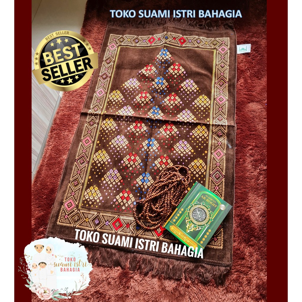 Sajadah Mirza Premium Grade A 70 x 110 Cm Turki Tebal Halus Dewasa