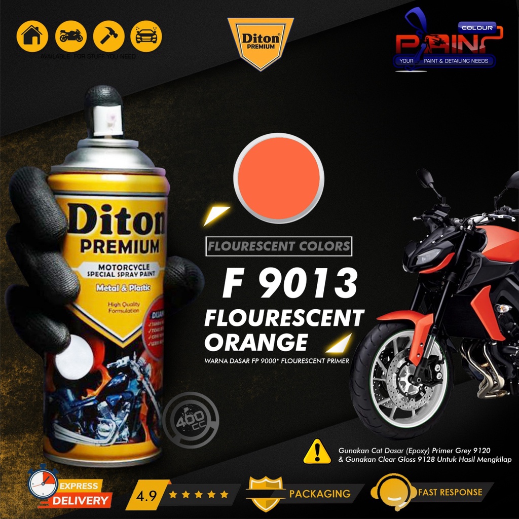 Diton PREMIUM 9013** Fluorescent Orange Cat Semprot