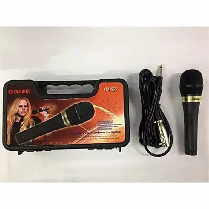 mic YAMAHA YM-63S microphone kabel koper good quality