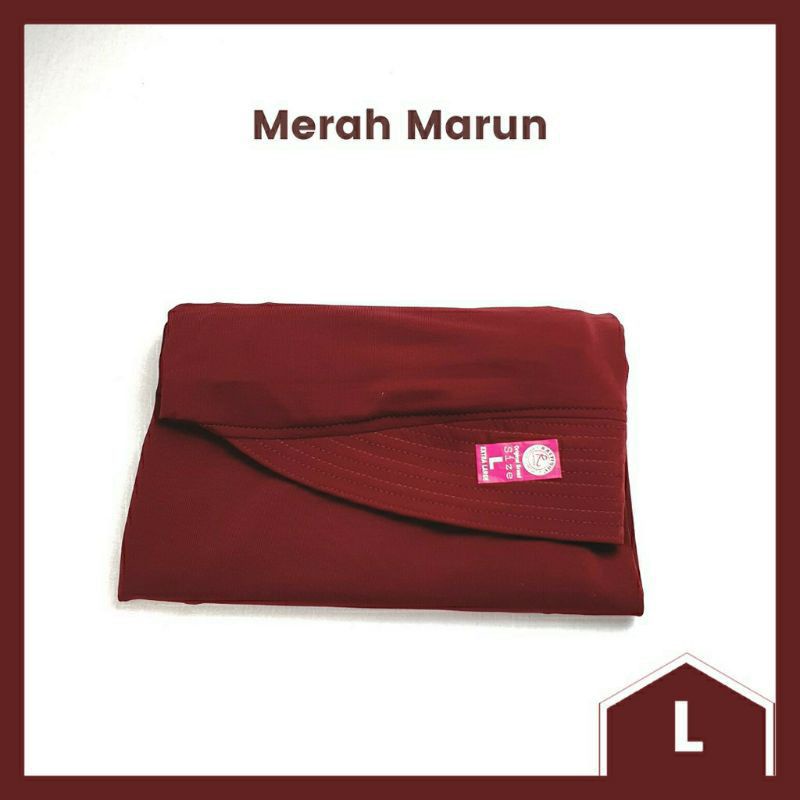 Grosir Jilbab Instan/Bergo Rasyiqul Original sz L-Maroon