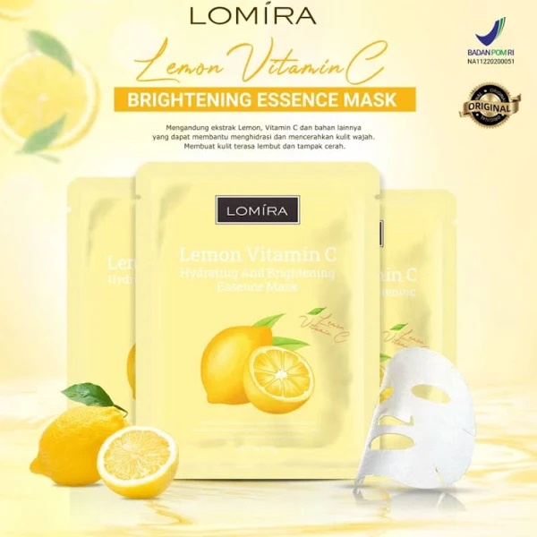 Lomira Essence Mask (Peach | Aloe Vera | Honey | Lemon | Avocado | Blueberry)