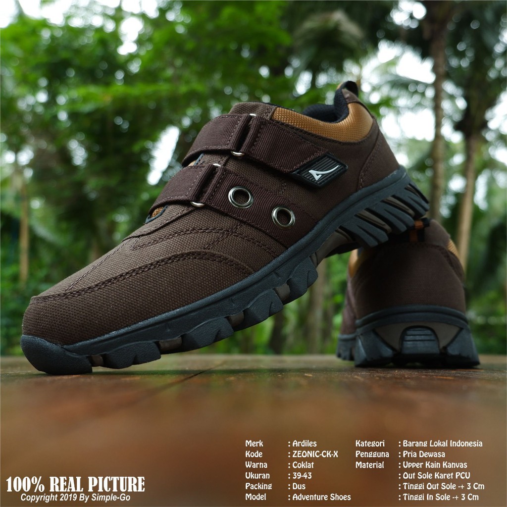  SEPATU  ADVENTURE PRIA ARDILES  ZEONIC 39 43 Shopee Indonesia