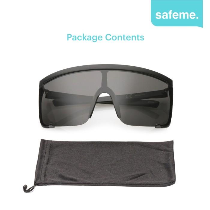 Kacamata Sepeda Gowes Wanita Pria Anti UV 100% Sport Safety Goggles F1