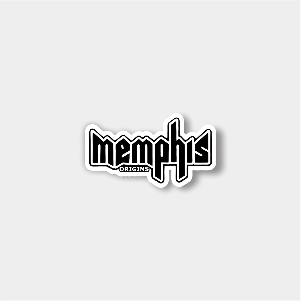 

Stiker brand sticker distro Memphis bahan anti air hypebeast striping motor helm karakter
