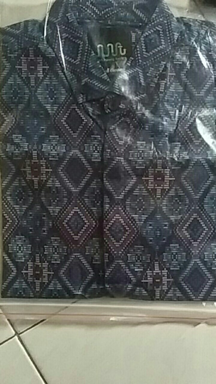 Babedo Kemeja Batik Pria Slim Fit Lengan Pendek Matt Cotton Stretch Premium Batik Seragam