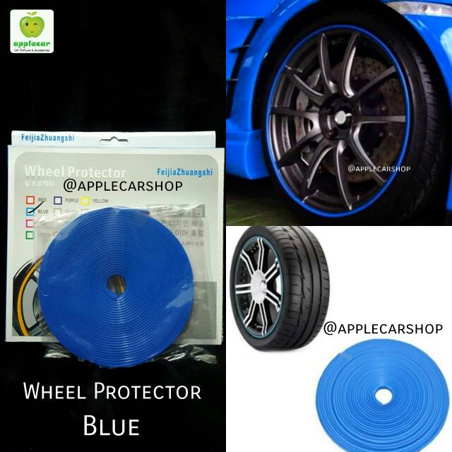 Wheel Protector // Lips / Lis Velg Pelindung Velg Biru