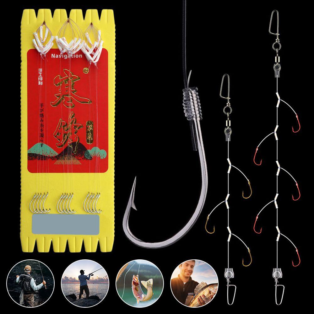 Cantelan Pancing Preva5# Lure String Hooks Pesca Dengan Kait Kecil 3per5