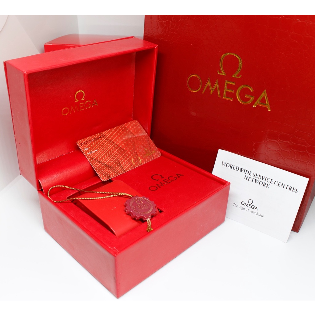 box omega original box jam tangan plus paperbag