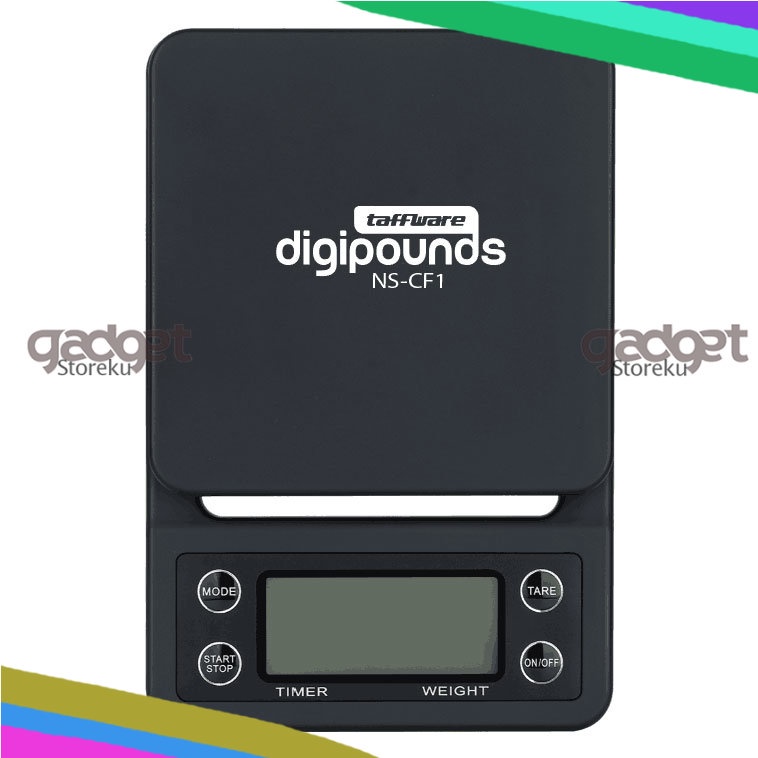 Timbangan Dapur Mini Digital 3kg Akurasi 0.1g dengan Timer Free 2 Baterai - NSCF1