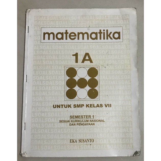Matematika 1A Penabur EKA SUSANTO untuk SMP KELAS VII (7)