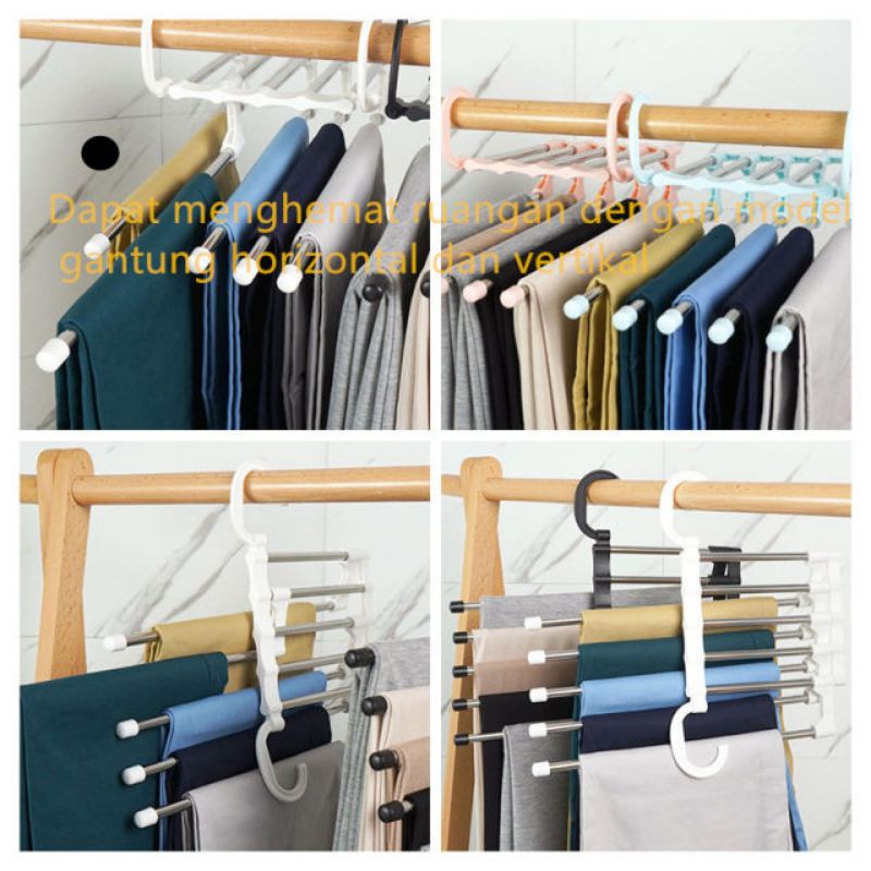 5 in 1 Gantungan celana multifungsi