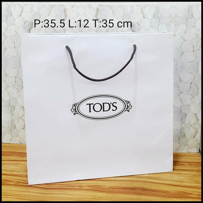 

Paperbag Tods 35.5 Paper Bag Kantong Kertas Tas Asli Usa Mulus Rapih