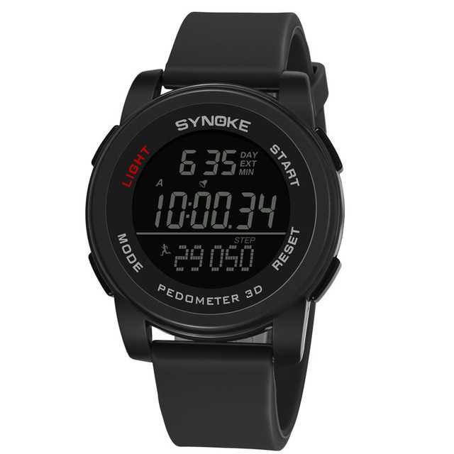 SYNOKE Jam Tangan Digital Pria Pedometer - 9100