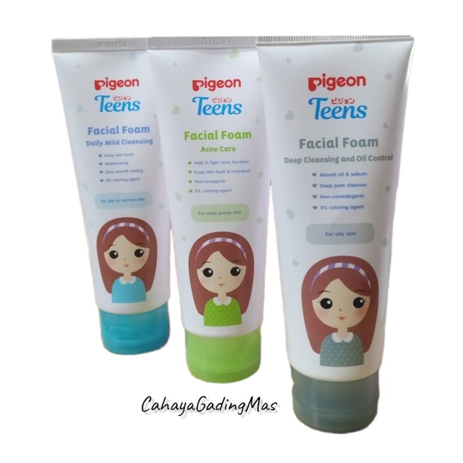 PIGEON Teens Facial Foam 100ML - Sabun Cuci Muka