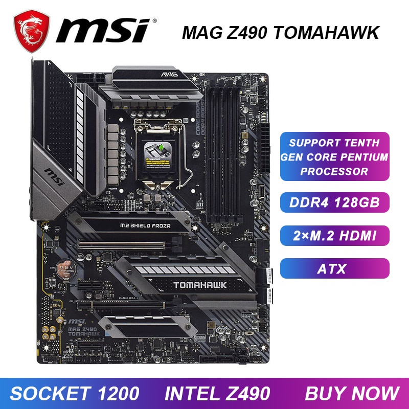 Jual PREORDER MSI MAG Z490 TOMAHAWK Motherboard 1200 Motherboard DDR4