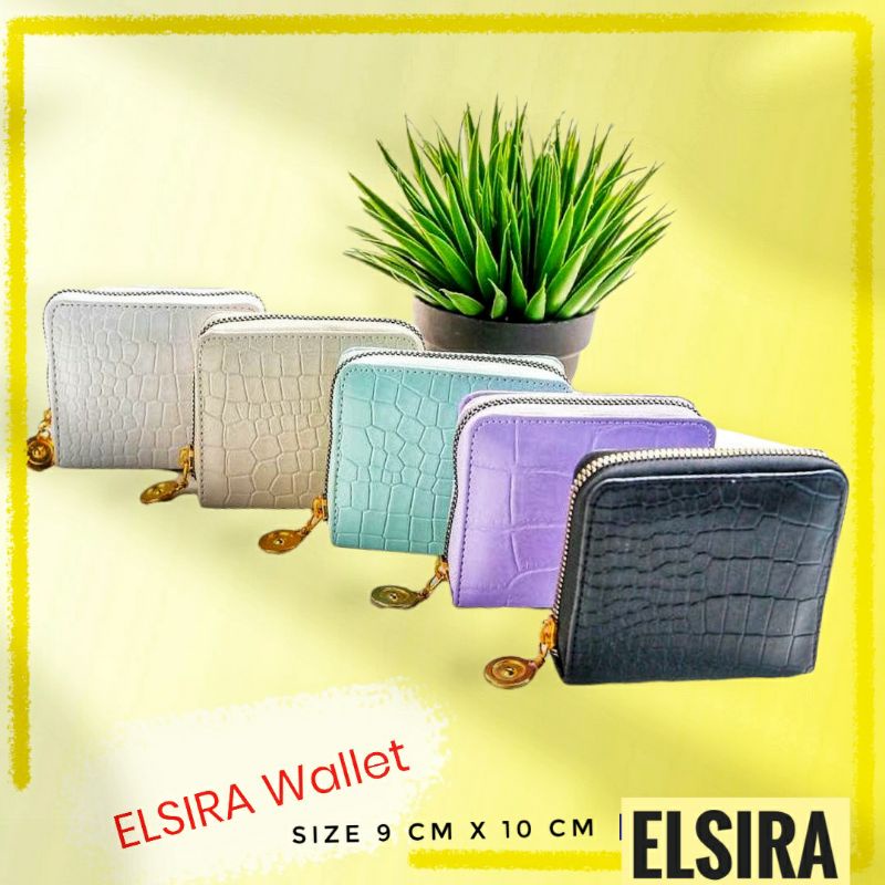 ELSIRA MINI WALLET/ DOMPET KECIL BAHAN CROCO