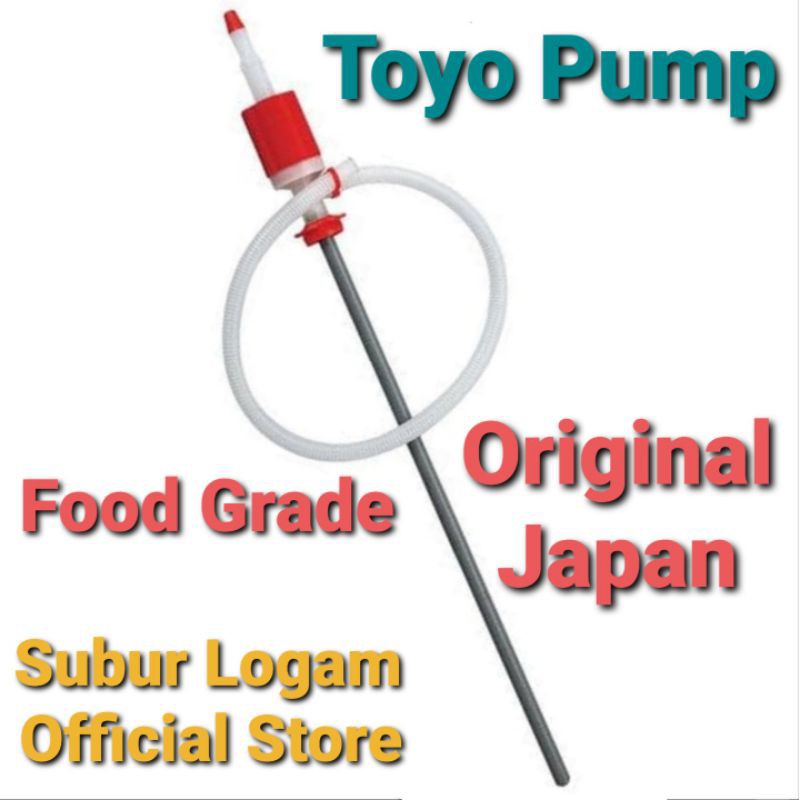 Pompa Drum Toyo Original Asli Japan Jepang 200 Liter Oli Bensin Solar ORI
