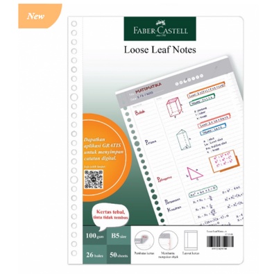 FABER CASTEL LOOSE LEAF NOTES B5 - NOTES A