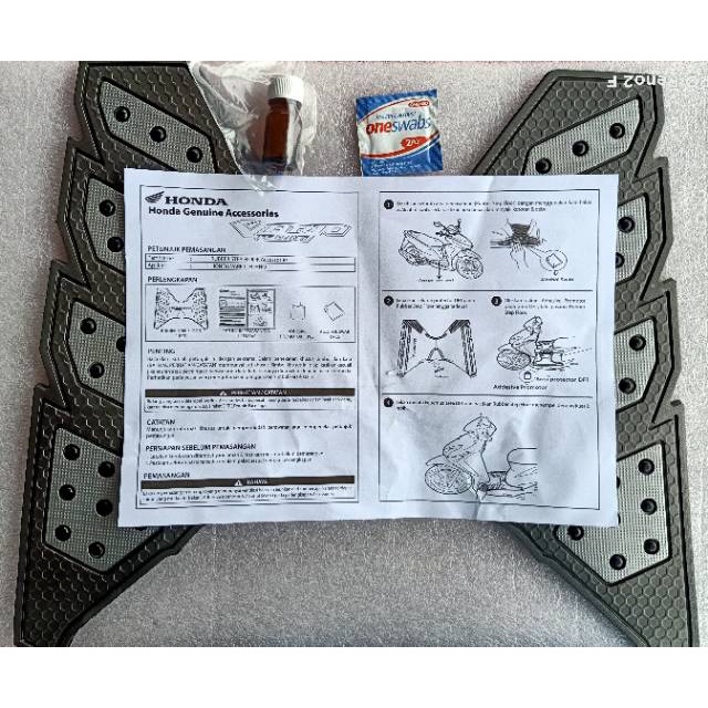 KARPET VARIO Techno 125/150cc TAHUN 2015,2016,2017 NEW ORIGINAL AHM