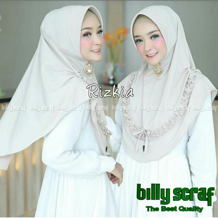 ORI BILLY SCARF JILBAB INSTAN RIZKIA