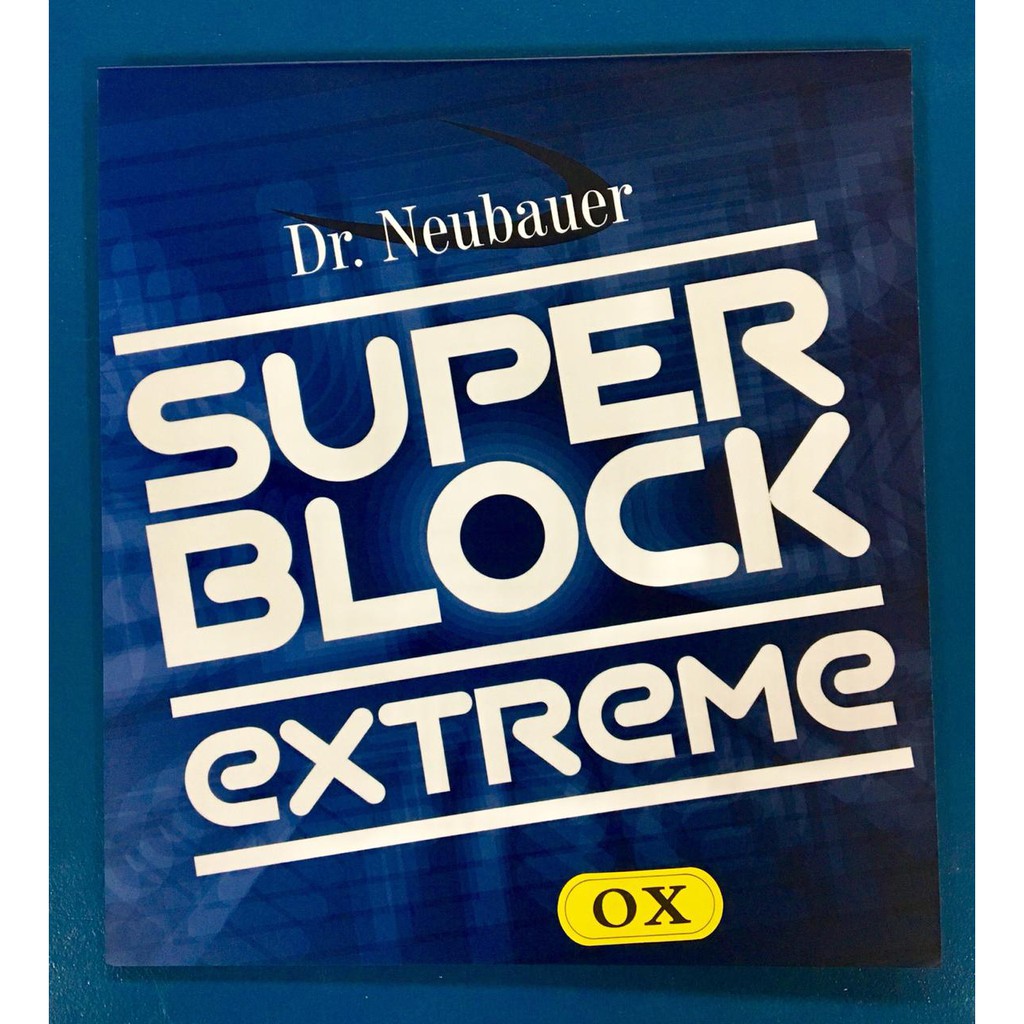 Karet Bat Tenis Meja Pingpong Dr. Neubauer Super Block Extreme OX Long Pimple