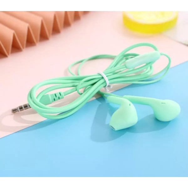 Handsfree Macaron U19 - Candy Colour Earphone Pure Bass U19