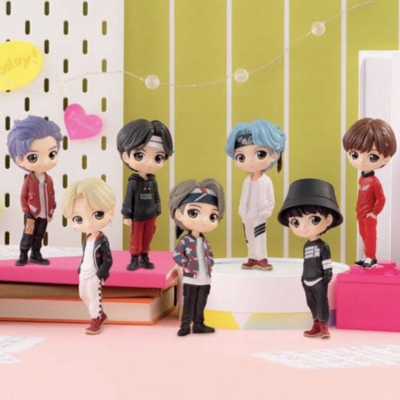 Figure BTS Qposket BTS Tinytan Tiny Tan 16 cm BT21 Army BOX