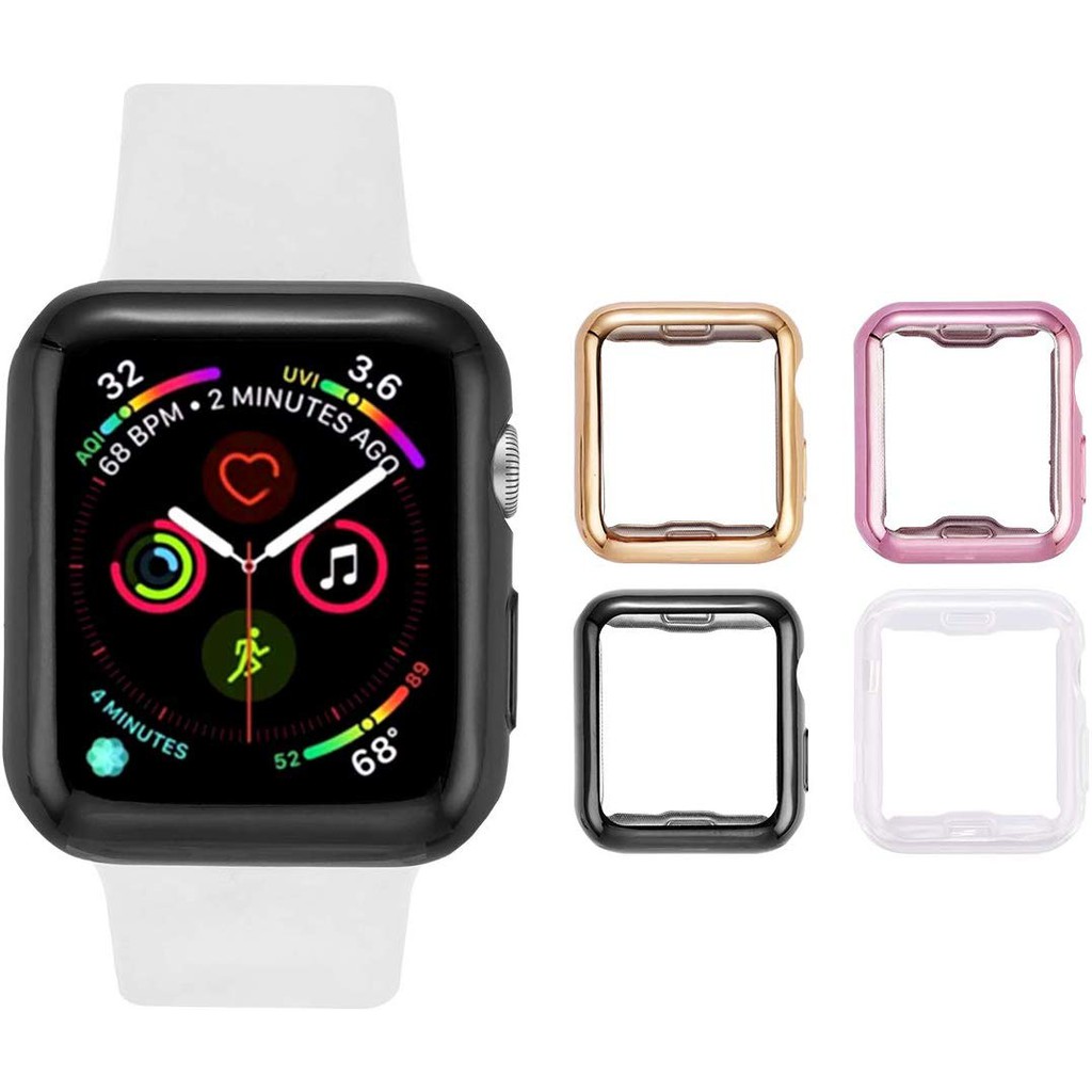 Soft Case iWatch Protective  Watch 1 2 3 4 5 44mm 42mm 40mm 38mm FULL TPU Color Iwo Smartwatch