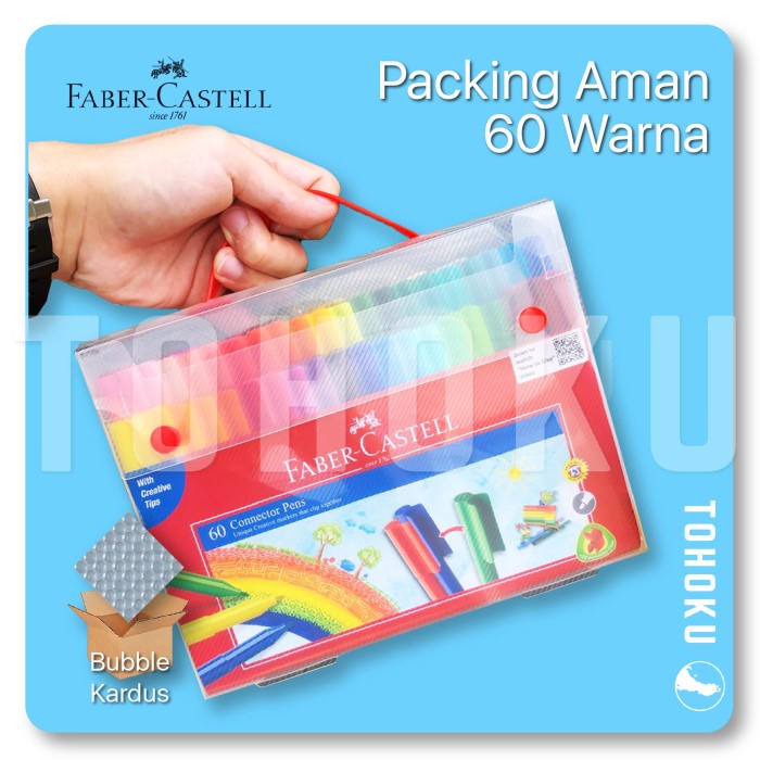 

(DISKON TERMURAH) Spidol 80 Warna - Faber Castell Connector Pen 80 - 60