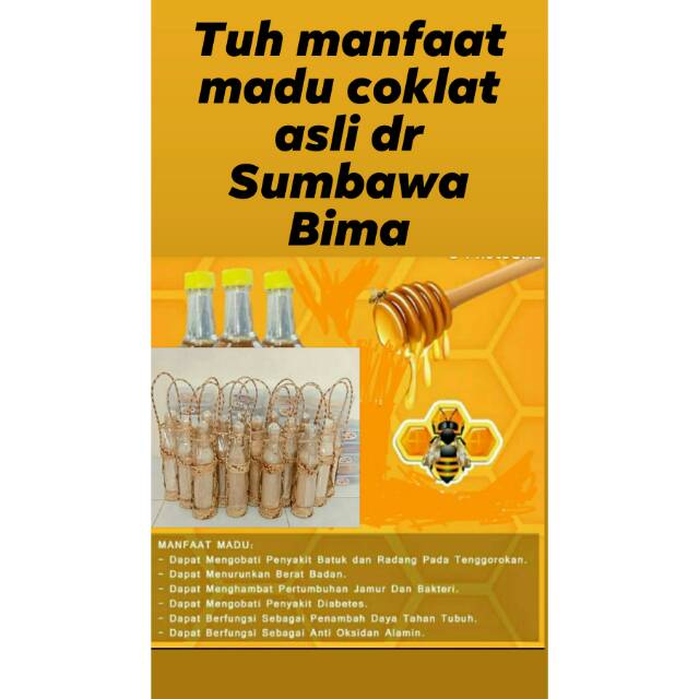 

Madu Coklat Sumbawa Bima 460ml