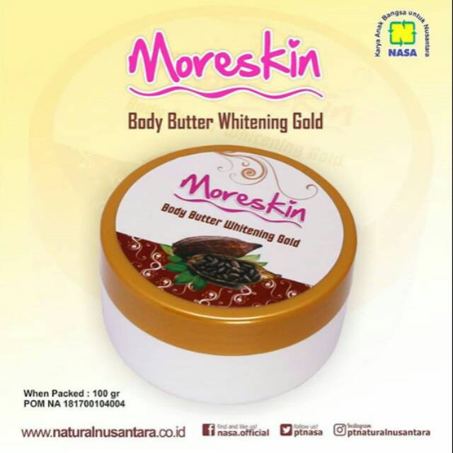 

MORESKIN BUTTER WHITENING GOLD