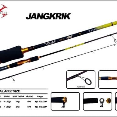 Joran Jangkrik 602 ML line 6-14 lb Relix Nusantara