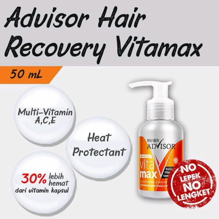 Makarizo - Advisor Hair Recovery Vitamax (50 ml) - Vitamin Rambut Makarizo