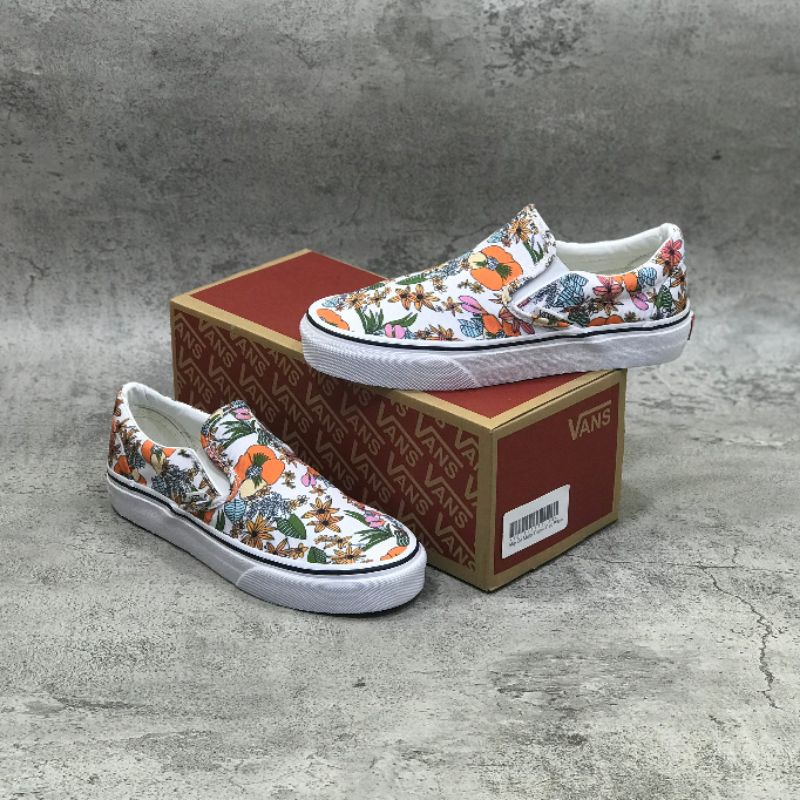 Vans Slip on Multi Tropic True White