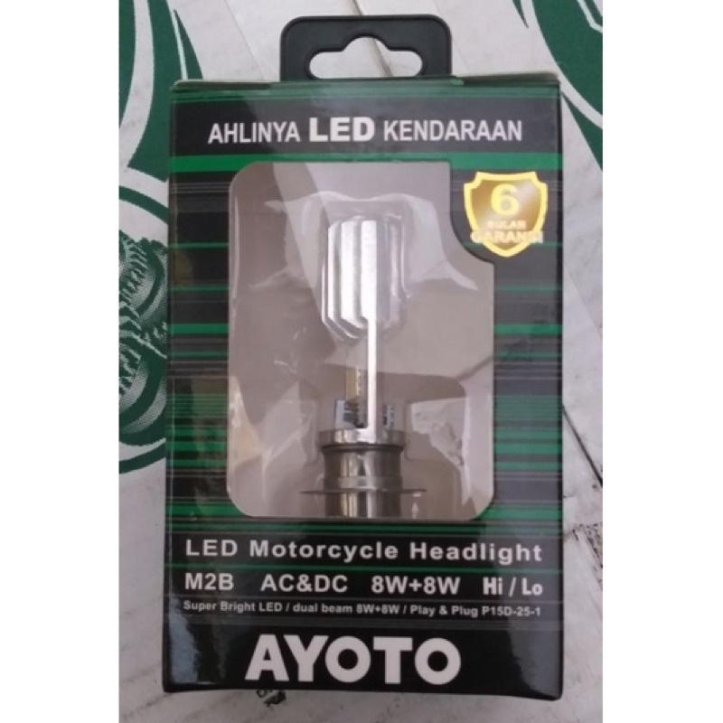 lampu depan led ayoto M2B lampu depan ac/dc