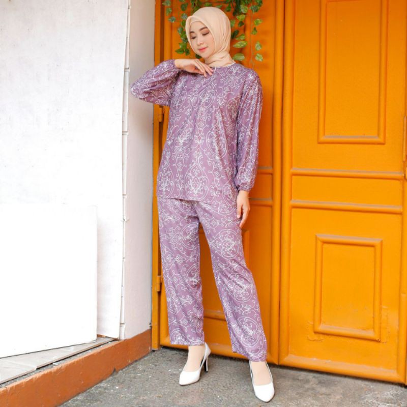 one set /piyama/ setcel tangan panjang paloma busui  by banez ECER GROSIR TERMURAH SE-INDONESIA/ da-4